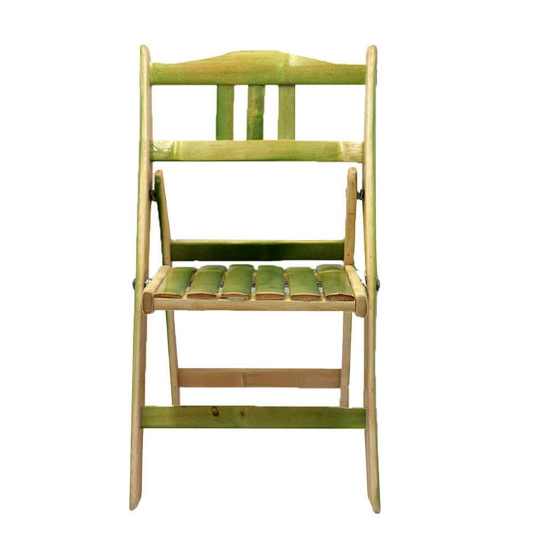 Folding Stools Handmade Bamboo Folding Chair Outdoor Camping Folding Chair Back Rest Chair