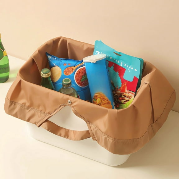 Folding Storage Bag, Waterproof Travel Sundry Pouch, Portable Shopping Organizer, Large Capacity Tote, Lightweight Outdoor Carry Bag