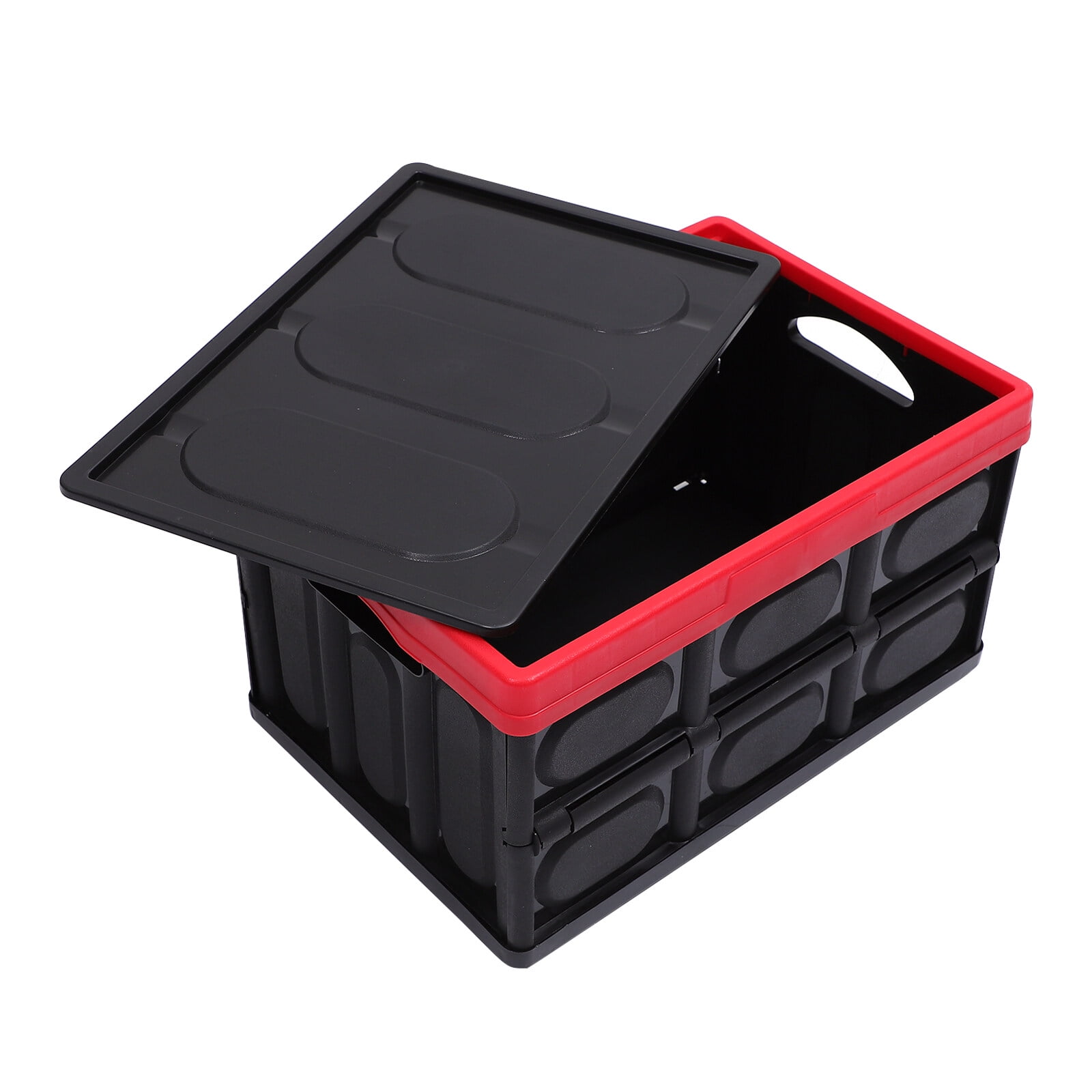 Collapsible Rood Box MLINS Red Collapsible Storage Box for Home Use Made of ABS and ...