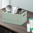 thumbnail image 1 of Folding Storage Box Container Utility Organization Toy Clothes Books Durable Jewelry Storage Case for Desktop Drawer green, 1 of 9