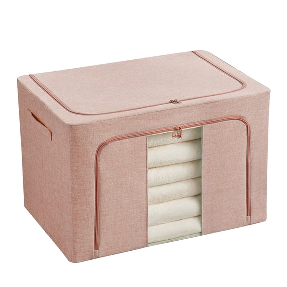 Folding Storage Box with Lid Foldable Clothes Collecting for Case Container