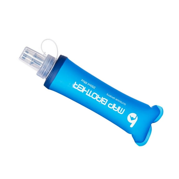 Folding TPU Soft Flask Collapsible Water Bottle Running Hydrations Pack Waist Bag