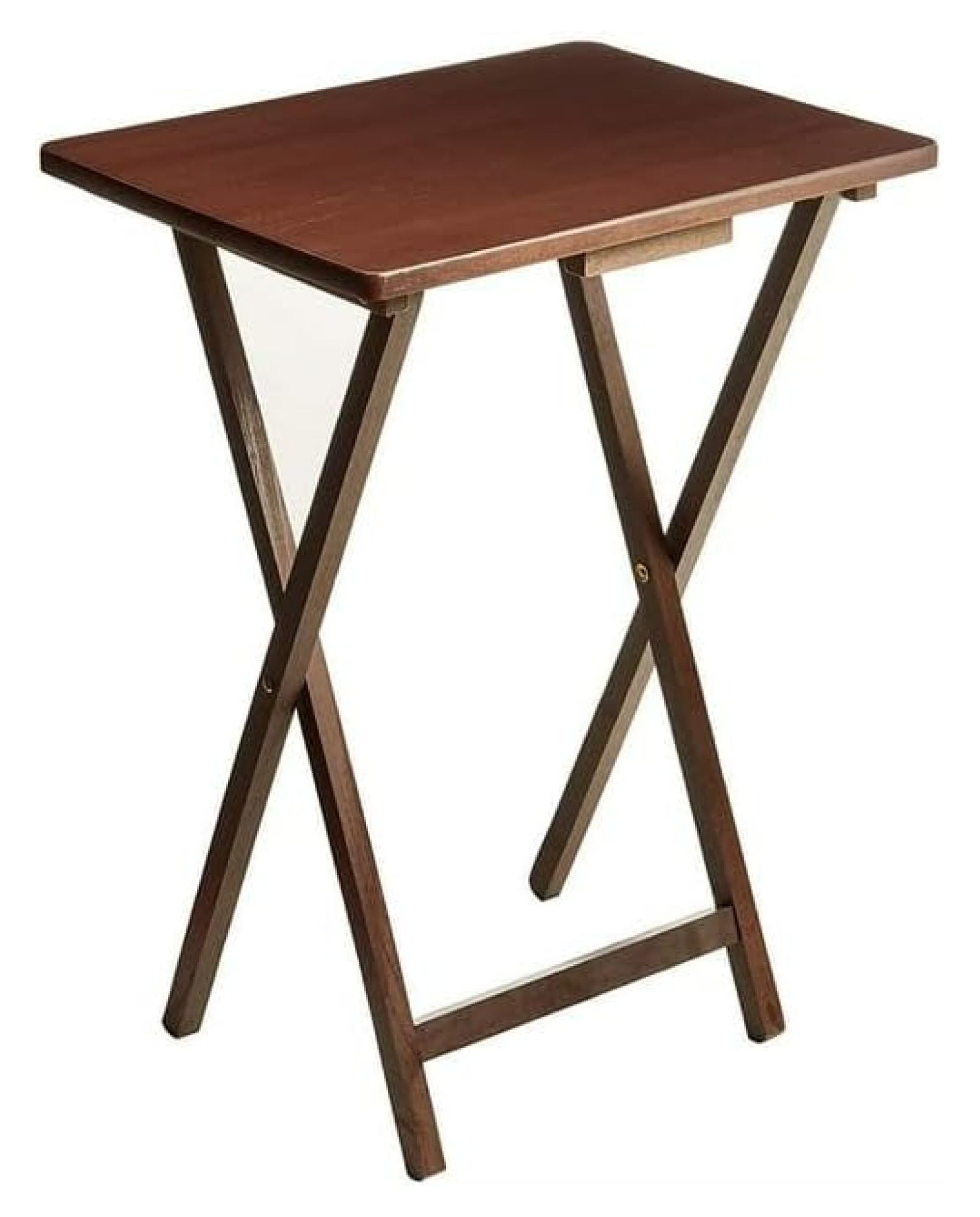 Folding TV Tray Table, Indoor Single Tables for Small Space, Stable ...