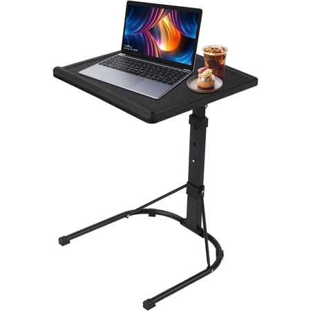 Folding TV Tray Table, Multi-Functional Personal Activity Table, Adjustable Height TV Dinner Table, Space Saving
