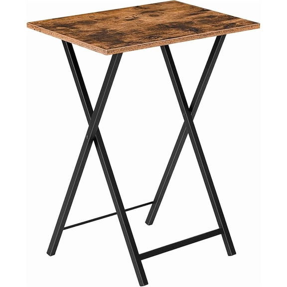 Folding TV Tray Table, Stable Snack Table for Small Space, Portable Sofa Side Desk, Easy Assembly and Storage, Ideal for Snacks and Meals in Living Room