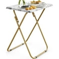 thumbnail image 1 of Folding TV Tray Table -Stable Tray Table with No Assembly Required, TV Dinner Tray for Eating, Foldable Snack Tables for Bed & Sofa, 1 of 8