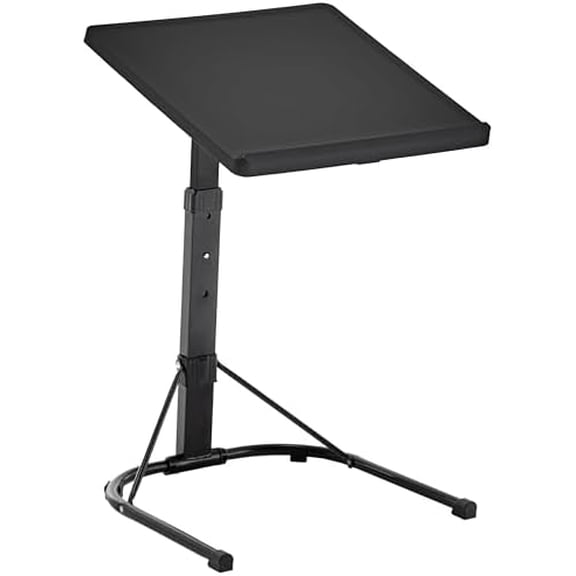 Folding TV Tray Table Tray Foldable 3 Adjustable Height & Tilt Angles for Dinner Eating Reading Laptop on Bed Sofa & Couch$$Furniture
