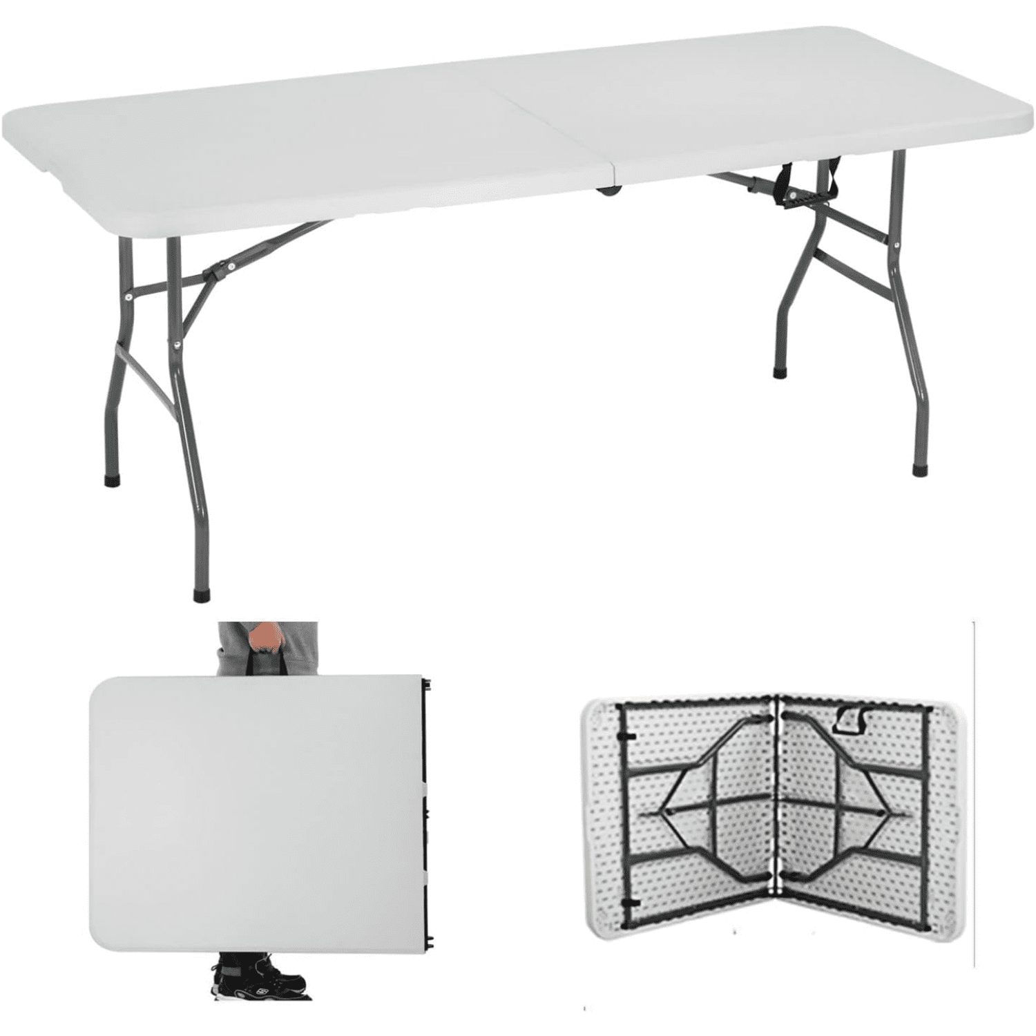 Folding Table Camping Table Folding Table 6ft Portable Table Fold Up