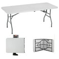 Folding Table Camping Table Folding Table 6ft Portable Table Fold Up Table Lock for Picnic Party