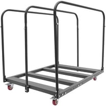 Folding Table Cart, 10 Table Capacity Drywall Cart Heavy Duty Table Dolly Panel Dolly for Garage Home Warehouse Party Event Hotel (45" L x 33.5" W x 39" H)