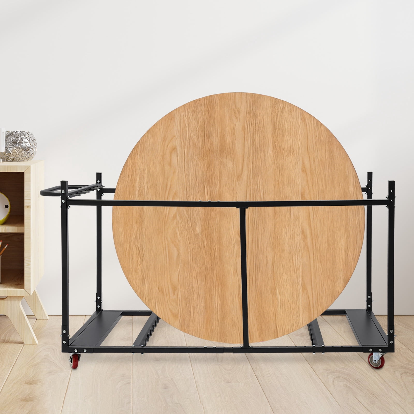 Table Cart Rack Folding Table Cart Folding Table Trolley Q235 Steel Table Storage Rack ...