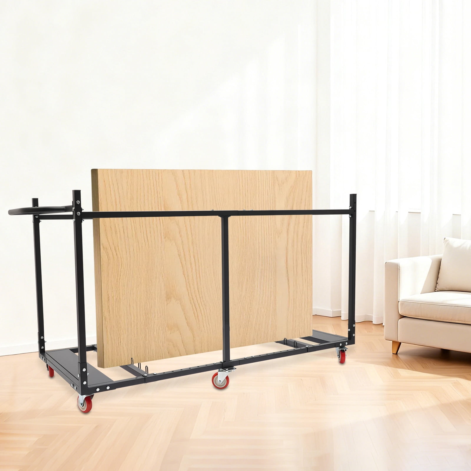 Folding Table Cart, Folding Table Trolley, Table Cart - Walmart.com