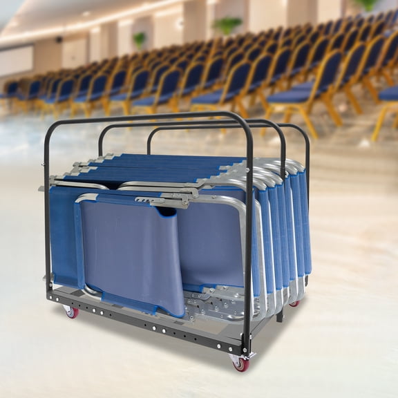 Folding Table Cart, Folding Table Trolleys, Table Cart 114.3*85.09*99.06cm/45*33.5*39in