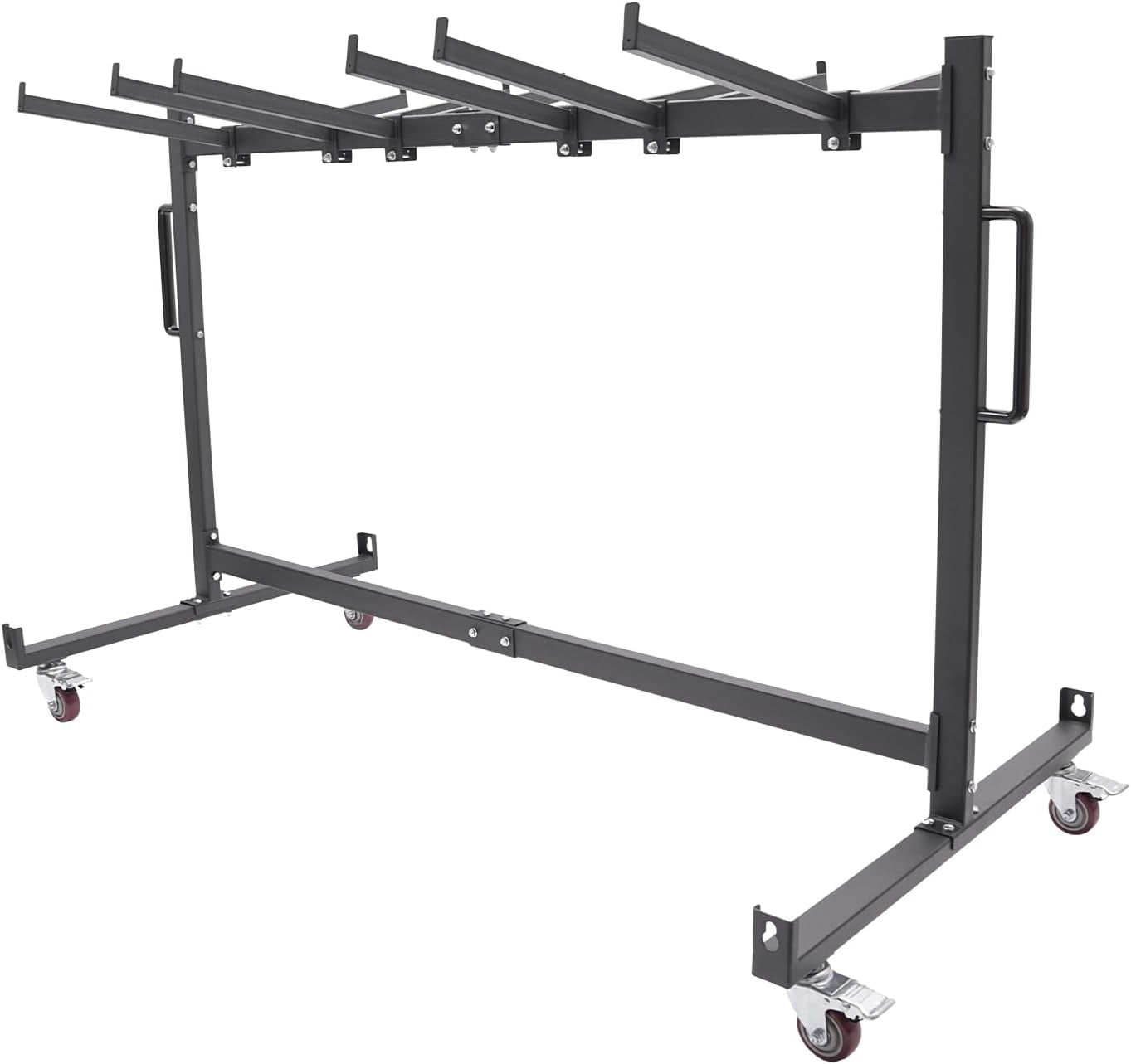 Folding Table and Chair Cart, Heavy Duty Metal Folding Chair Rack with ...