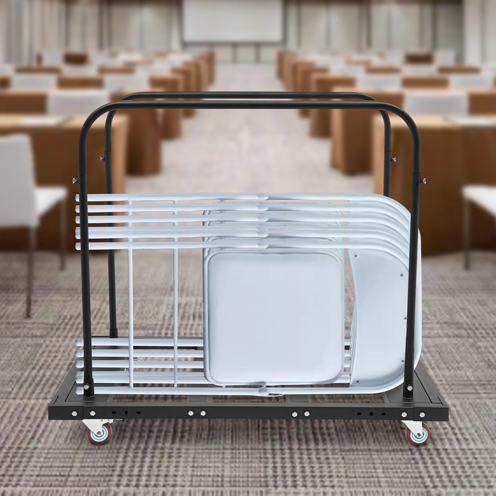Folding Table Chair, Cart Rolling Storage Rack Trolley for Different ...