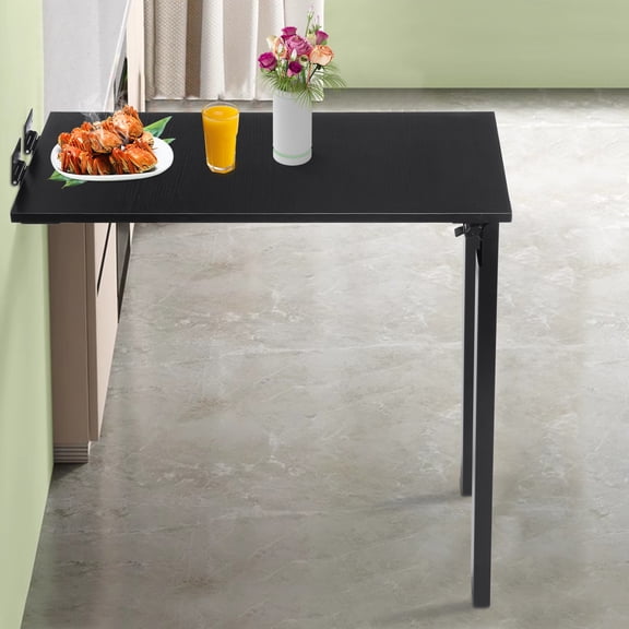 Folding Table, Folding Dining Table, Wall Mounted Folding Table For Dining Rooms, Bedrooms, Living Rooms, Study Rooms