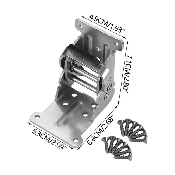 Folding Table Heavy Duty Folding Bracket for Folding Table Legs -Lock Hinge Hardware with Screws Lock Extension Support for Furniture Leg Cabinet Workbench