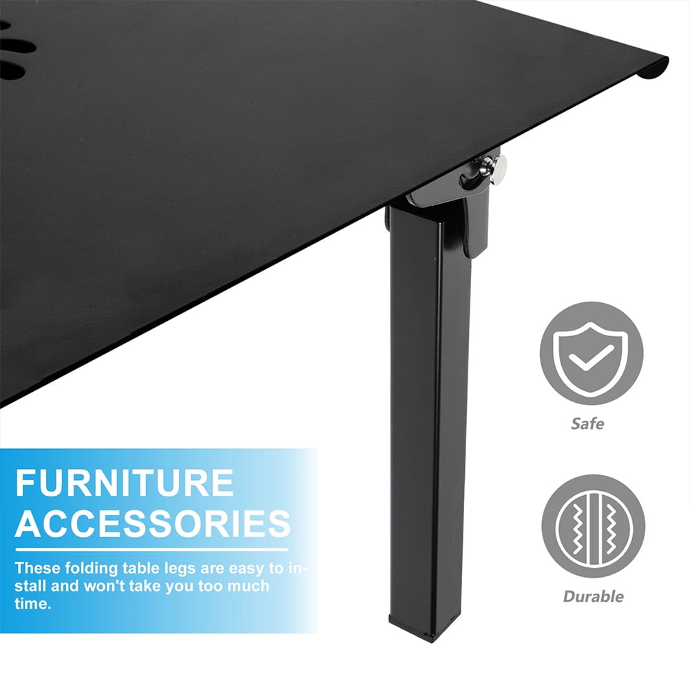 Folding Table Legs 4pcs Practical Folding Table Legs Replaceable