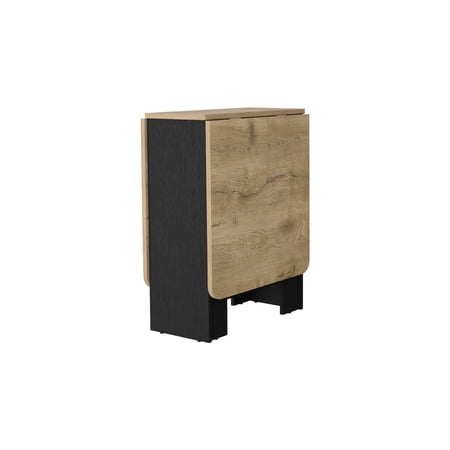 Folding Table - Multicolor, Compact Design, 3 Variations 22lbs Support, Engineered Wood, Space Forms, Multicolor Design 23.46"w X 12.28"d 30.67"h, Legs