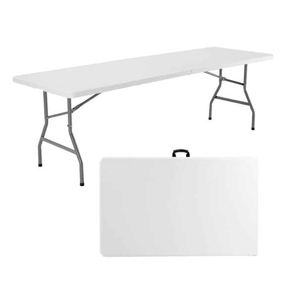 Folding Table Outdoor Indoor Heavy Duty Portable Table with Carrying Handle for Camping Picnic Party