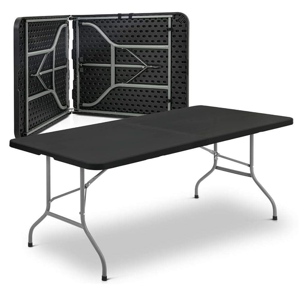 Folding Tables 8Ft Plastic Craft Table Folding Table With Handle For