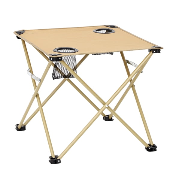 Folding Tables Clearance! Folding Camping Table Beach Table Lightweight Folding Tail Table With 2 Cup Holders And Handbag - Portable Tables Folding Tables, Outdoor Folding Table