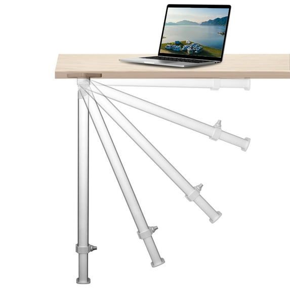 Folding Telescoping Legs 21-36inch Height Adjustable Rv Table Leg, Aluminum Alloy Rv Table Support for Rv Pontoon Truck Camper Yacht Travel Trailer (White))