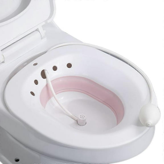 Folding Toilet Sitz Bath Bidet Flusher Special Wash Basin Hip Cleaning Soaking Bathtub for Pregnant Women Hemorrhoid Patient