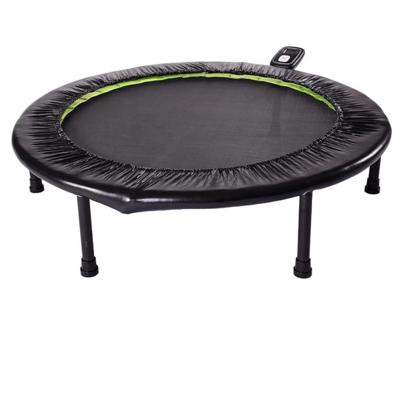 Folding Trampoline with Smart Workout App, - Portable Fitness Rebounder for Home Gym, Cardio & Strength Training, Jumping Exercise Equipment