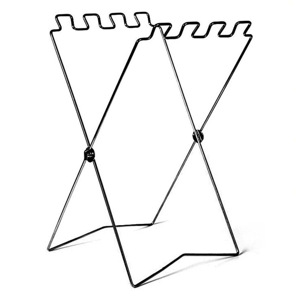 Folding Trash Bag Holder Leaf Bag Stand Portable Storage Holder For