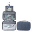 thumbnail image 1 of Folding Travel Toiletry Bag With Water-Resistant Fabric And Multiple Compartments For Organization, 1 of 8