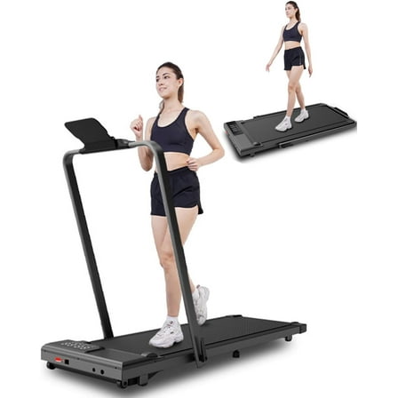 Folding Treadmill for Home,3 in 1 Under Desk Treadmill for Home&Office,Speed Range 7.5mph,300lbs Weight Capacity
