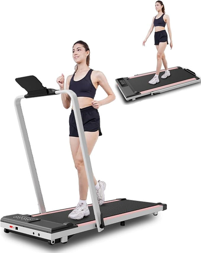 Folding Treadmill for Home,3 in 1 Under Desk Treadmill for Home&Office,Speed Range 7.5mph,300lbs Weight Capacity