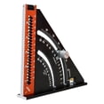 thumbnail image 1 of Folding Triangle Ruler Multi-Function Metal Ruler Speed Square Angle Marking Gauge Miter ,High Precision, 1 of 7