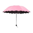 thumbnail image 1 of Folding Umbrella Travel Umbrella Compact Umbrella with Water Activated Floral Patterns for Women Men Outdoor Activities, 1 of 9