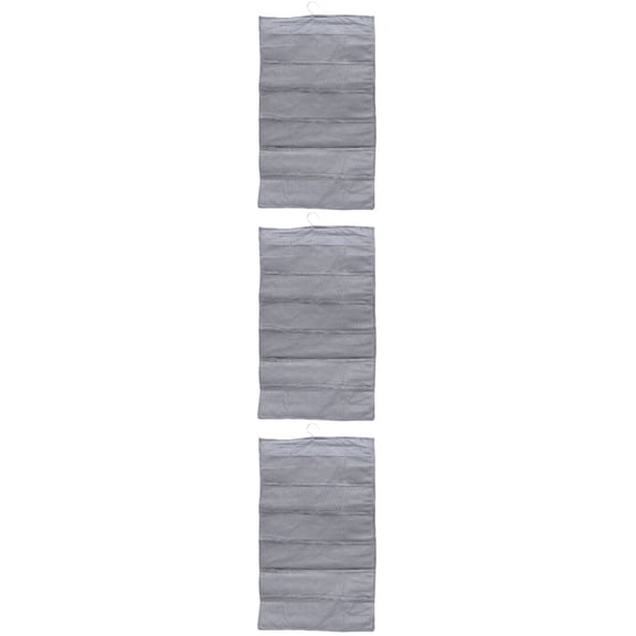 Folding Underpants Storage Bag Oxford Cloth Mesh Pouch Wardrobe Hanging Bedroom Student 3 Pieces