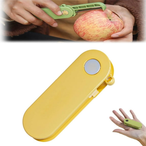 Folding Vegetable Peeler for Home Use, Storage, Portable, Compact, Multi-Function, Kitchen, Stainless Steel, Perfect for Camping, Picnics and Travel