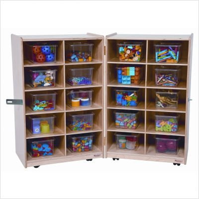 Wood Designs 16209 Folding Vertical Storage Without Trays