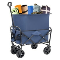 Folding Wagon Cart Beach Wagon Heavy Duty Utility Cart Utility Wagon Grocery Cart for for Camping