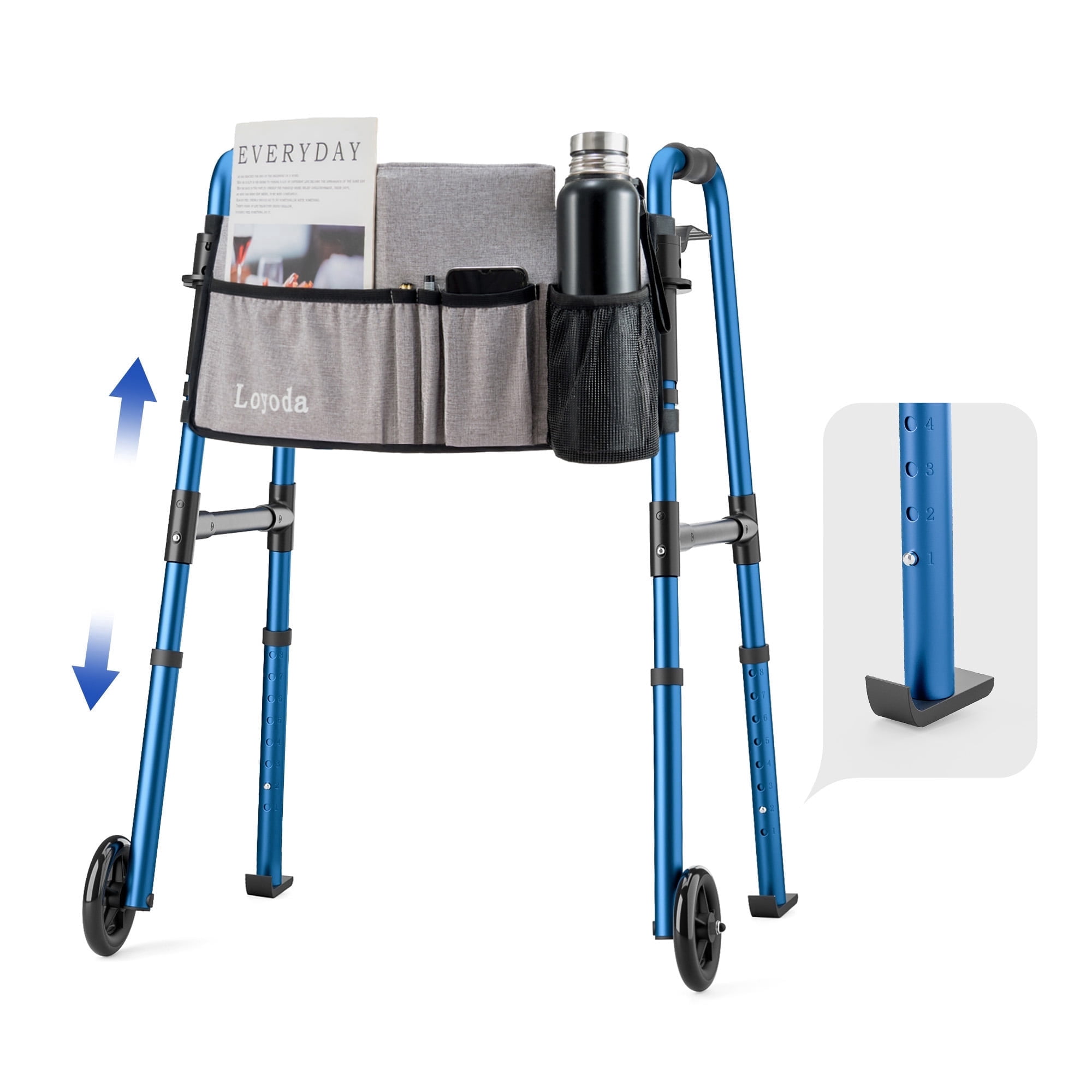 Loyoda Lightweight Folding Walker for Seniors, 5