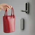 thumbnail image 1 of Folding Wall Coat Hook for Entryway Bathroom and Closet, Invisible 90° Rotating Space Saving Clothes Towel Bag Hanger, Heavy Duty Alloy, No Drill or Screw Mount Options, 1 of 7