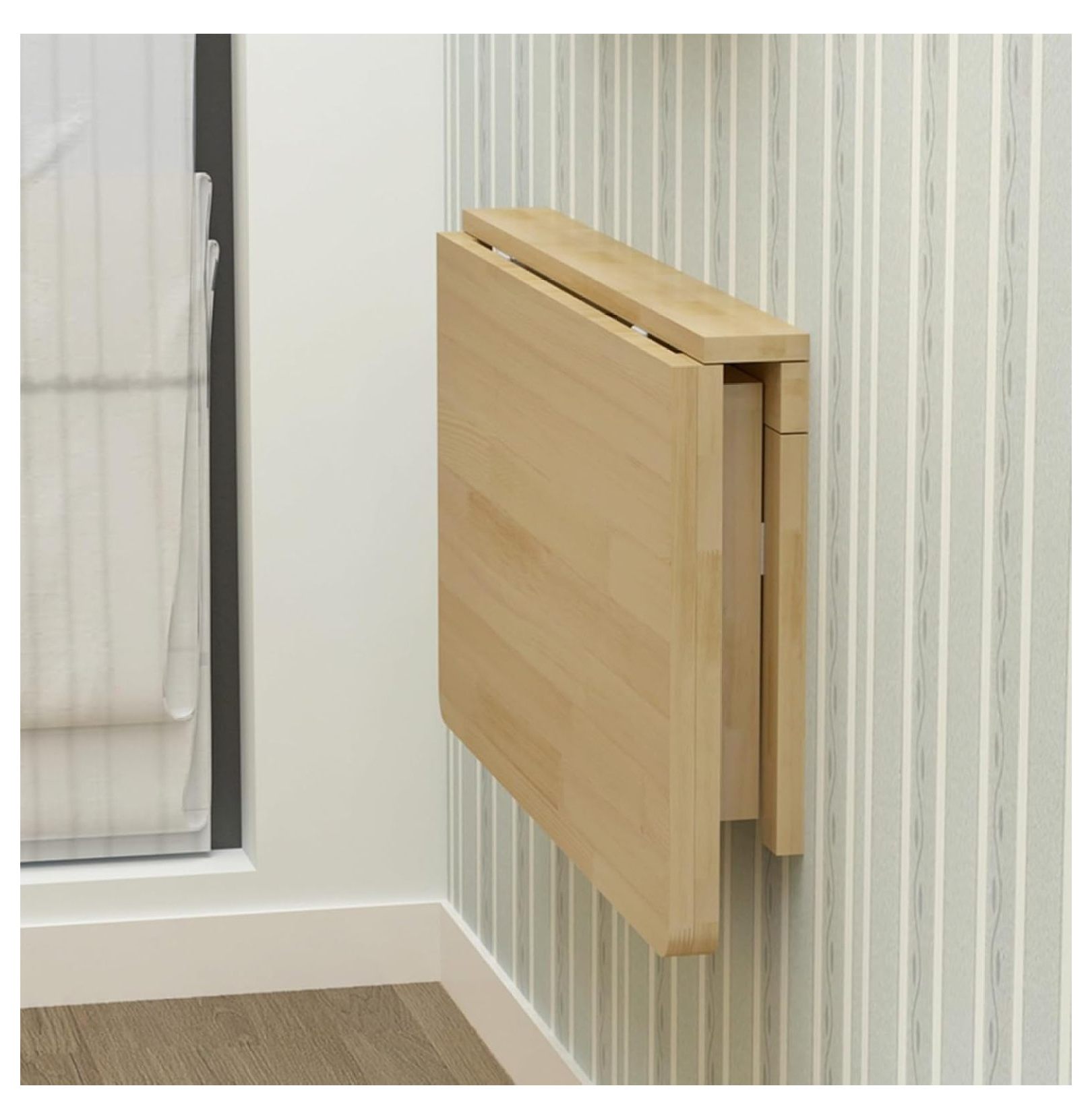 Folding Wall Desk for Indoor or Outdoor,Heavy Duty Wall Mount Table