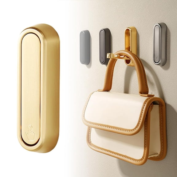 Folding Wall Hook, 2025 New Flip Down Hook Folding Heavy-Duty Coat Hooks Wall, Minimalist Style Porch Key Valet for Walls Hanging Coat Towel Hat Backpack (