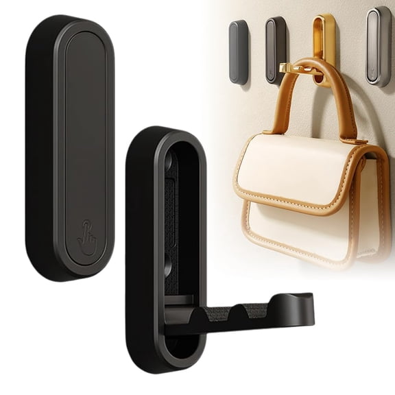 Folding Wall Hook, 2025 New Flip Down Hook Folding Heavy-Duty Coat Hooks Wall, Minimalist Style Porch Key Valet for Walls Hanging Coat Towel Hat Backpack