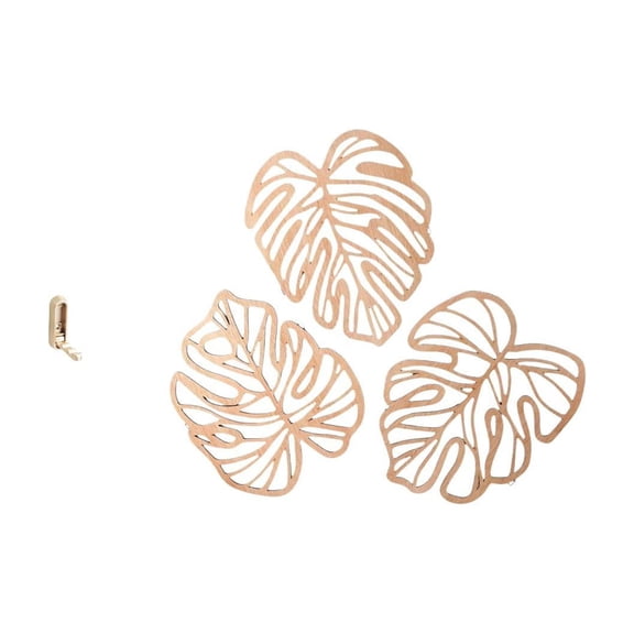 Folding Wall Hook Palm Leaves Decor Coat Hanger Zinc Alloy Space Saving for Bathroom Closet Bedroom