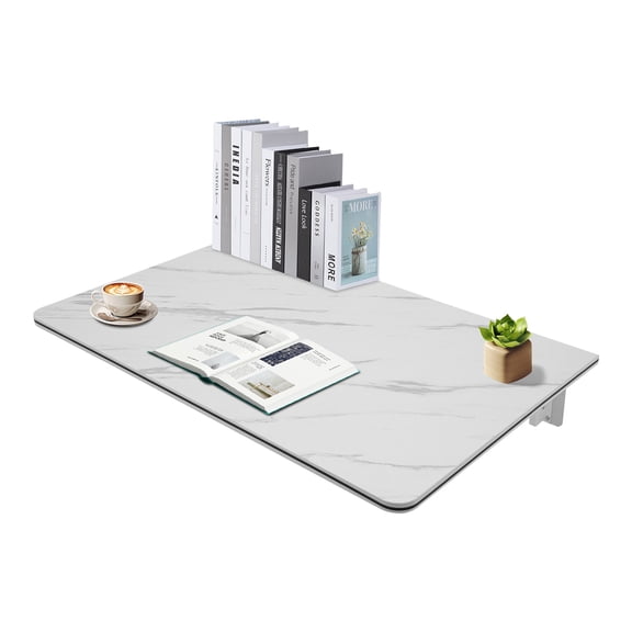 Folding Wall-mounted Wall Desk Folding Dining Table, Wall Mounted Save Space Foldable Table