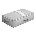 thumbnail image 1 of Folding Wardrobe Storage Box with Clear View Window, Zippered Organizer for Clothes Sweaters Pants, Under Bed and Closet Storage, Foldable Design for Home Organization, 1 of 9