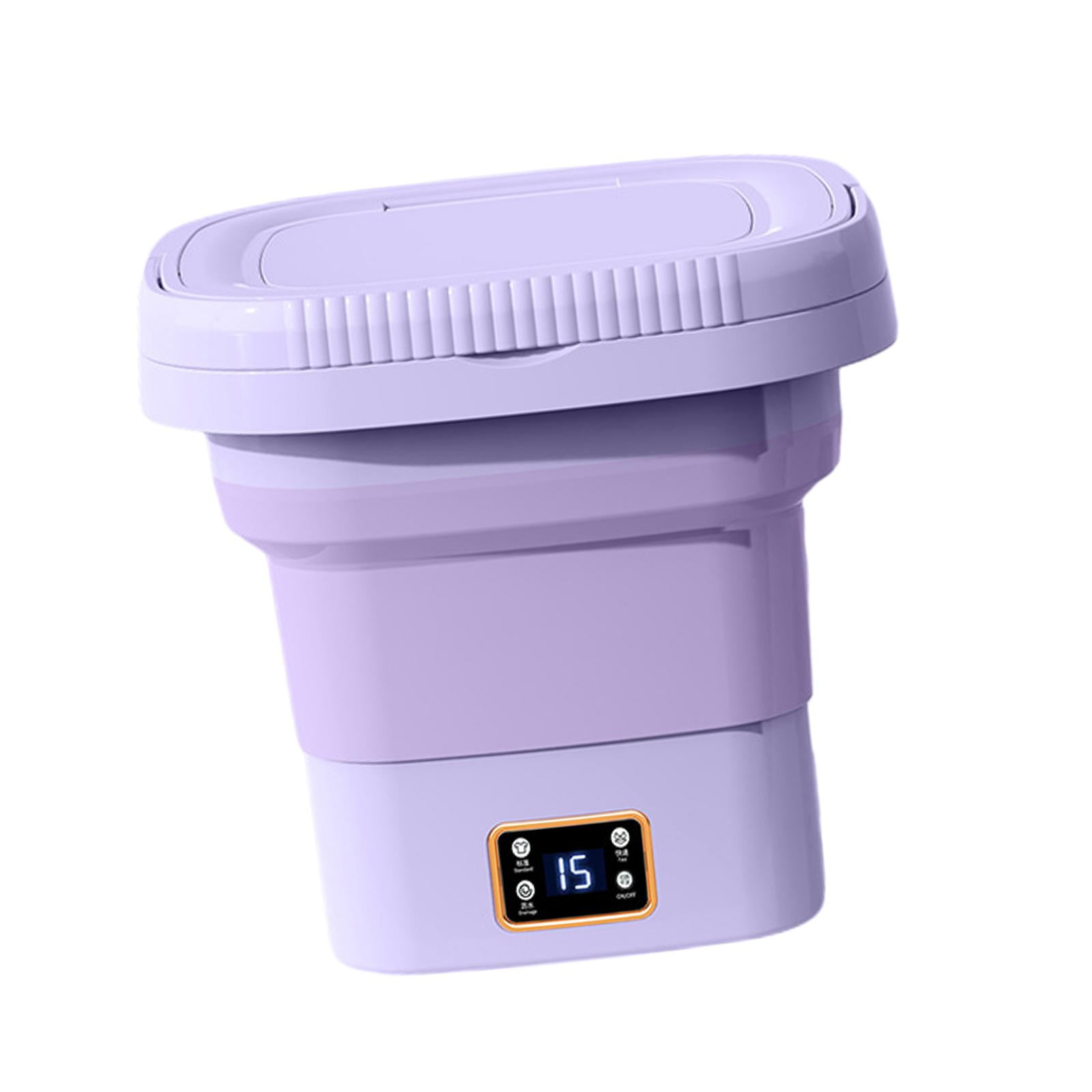 Folding Washing Machine, Compact Small Washer, Powerful Folding Washing Machine Gifts for Mom