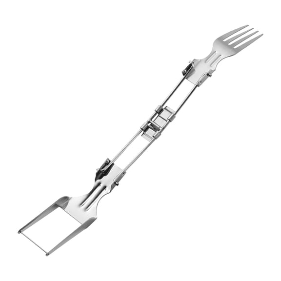 Folding Watermelon Cutter & Fruit Fork - Portable Tool for Slicing and Serving Melons On-the-Go