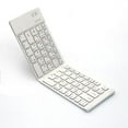 thumbnail image 1 of Folding Wireless Keyboard for Galaxy S21/Ultra/Plus Phones - Rechargeable Portable Compact Compatible With Samsung Galaxy S21/Ultra/Plus, 1 of 7